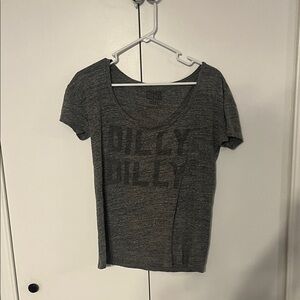 Dilly Dilly Chive Gray Graphic Women's Top